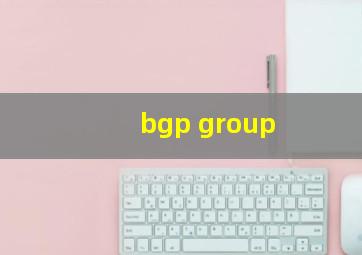 bgp group